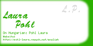 laura pohl business card